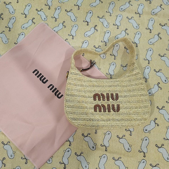 Miu Miu Handbags - Miu Miu Woven Crossbody Bag